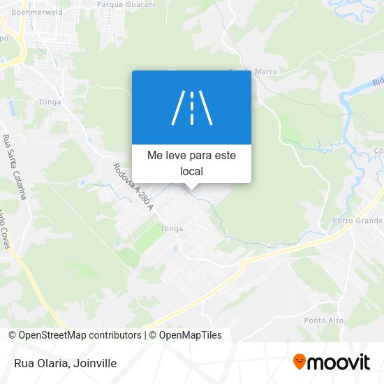 Rua Olaria mapa