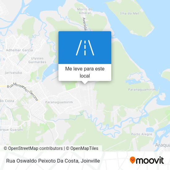 Rua Oswaldo Peixoto Da Costa mapa