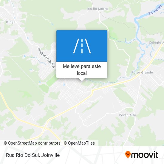 Rua Rio Do Sul mapa