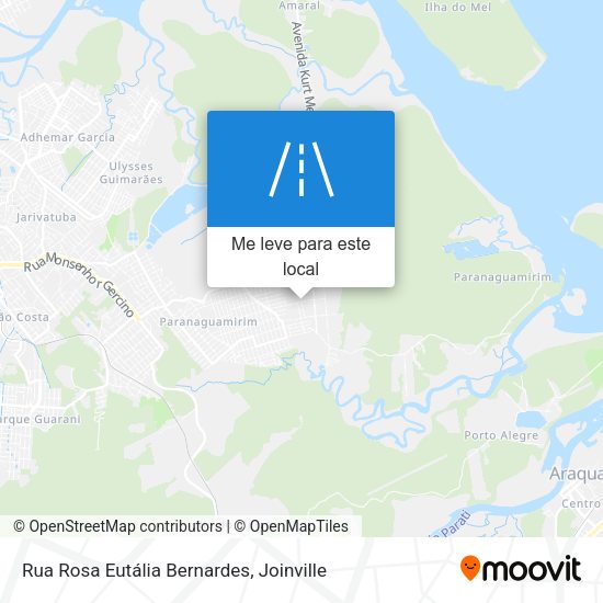 Rua Rosa Eutália Bernardes mapa