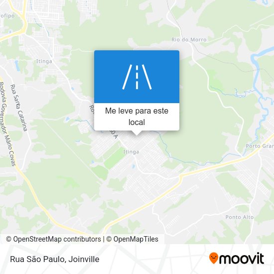Rua São Paulo mapa