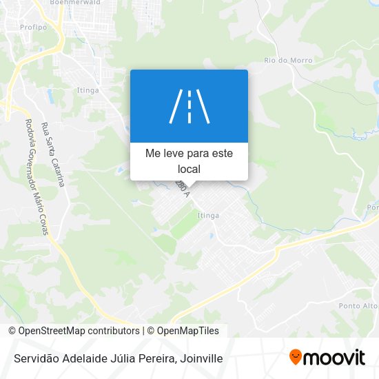 Servidão Adelaide Júlia Pereira mapa