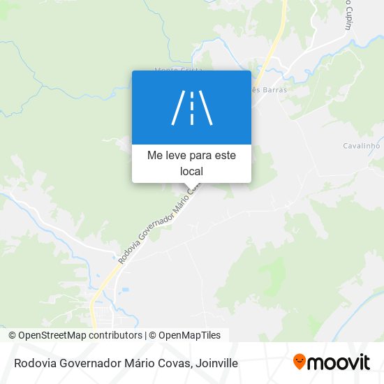 Rodovia Governador Mário Covas mapa