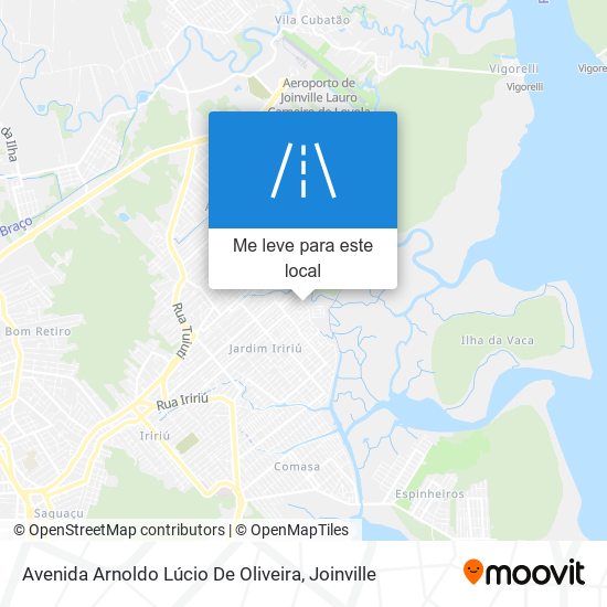 Avenida Arnoldo Lúcio De Oliveira mapa