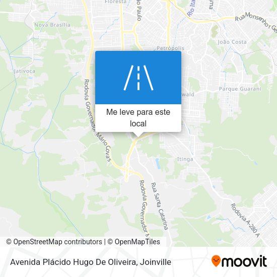 Avenida Plácido Hugo De Oliveira mapa