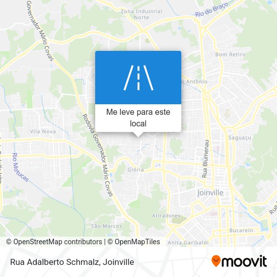Rua Adalberto Schmalz mapa