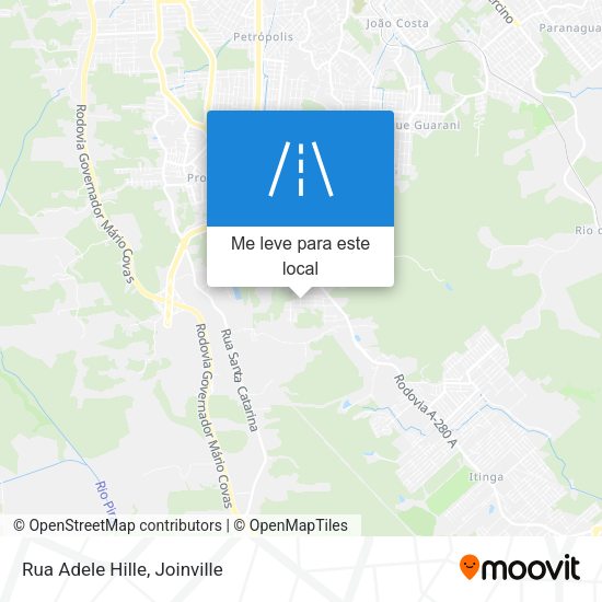 Rua Adele Hille mapa