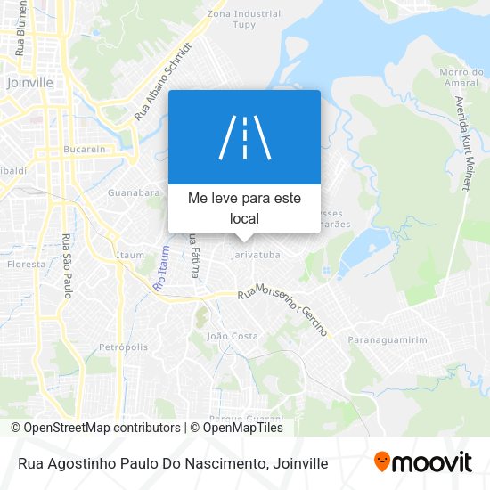 Rua Agostinho Paulo Do Nascimento mapa