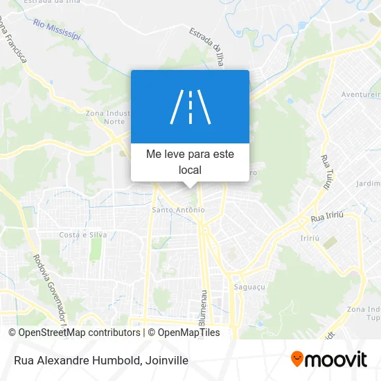 Rua Alexandre Humbold mapa