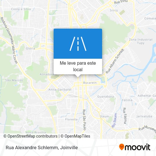 Rua Alexandre Schlemm mapa