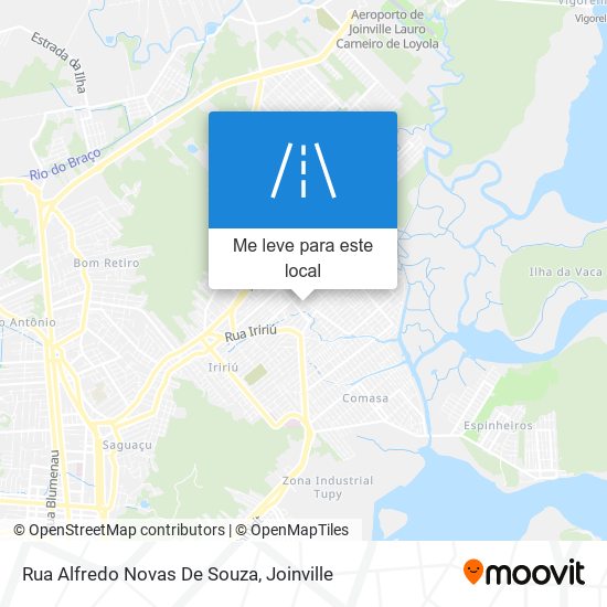 Rua Alfredo Novas De Souza mapa