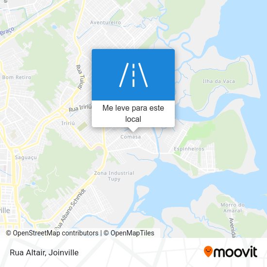 Rua Altair mapa