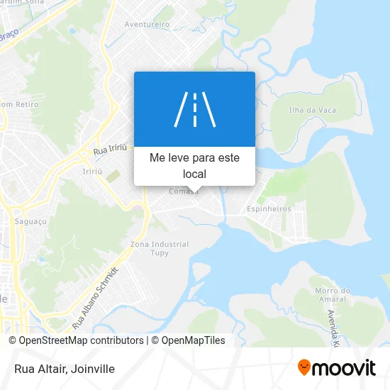Rua Altair mapa