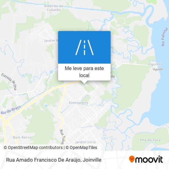 Rua Amado Francisco De Araújo mapa