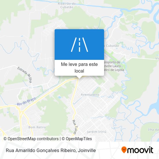 Rua Amarildo Gonçalves Ribeiro mapa