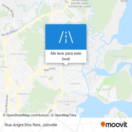 Rua Angra Dos Reis mapa
