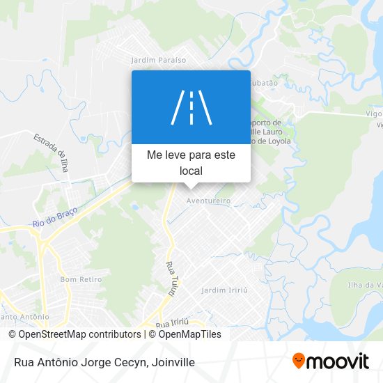 Rua Antônio Jorge Cecyn mapa