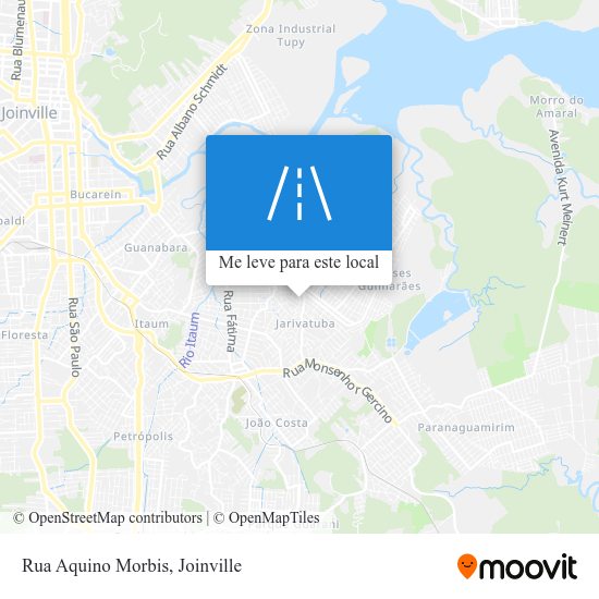 Rua Aquino Morbis mapa