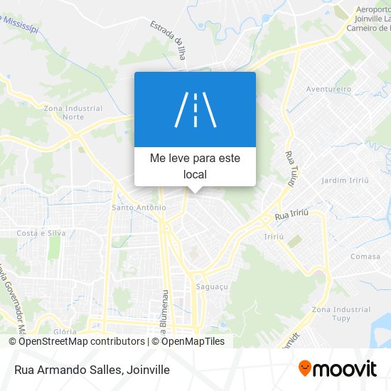 Rua Armando Salles mapa