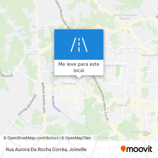 Rua Aurora Da Rocha Corrêa mapa