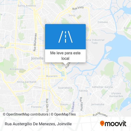 Rua Austergílio De Menezes mapa