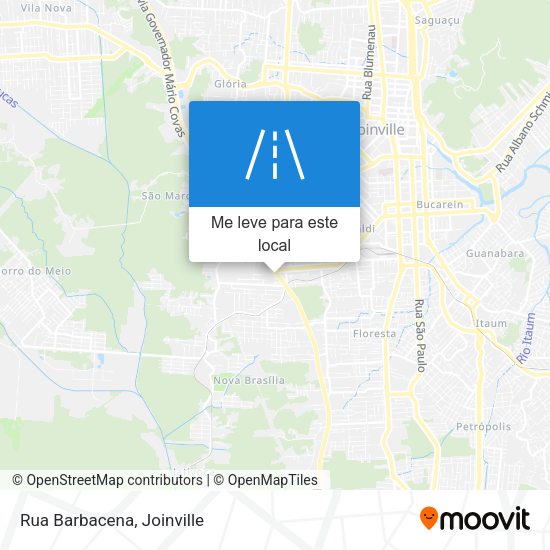 Rua Barbacena mapa