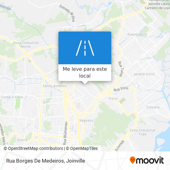 Rua Borges De Medeiros mapa