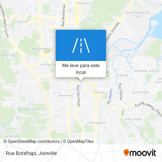 Rua Botafogo mapa