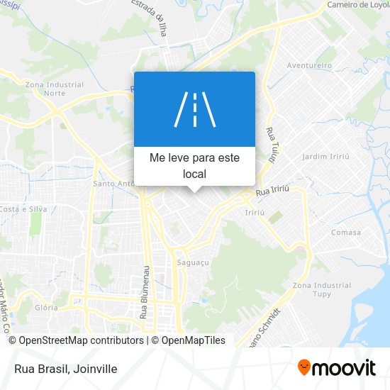 Rua Brasil mapa