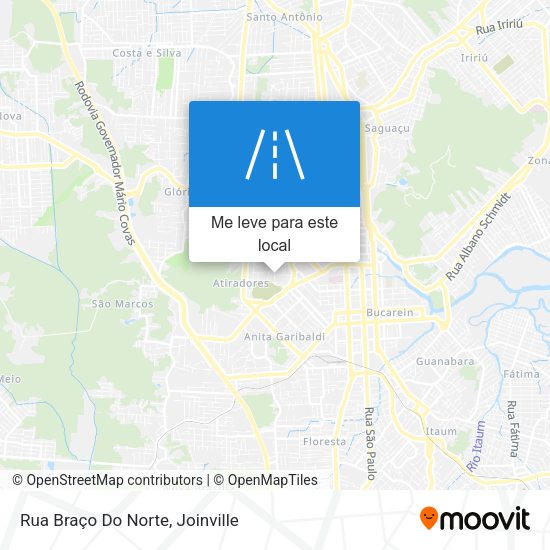 Rua Braço Do Norte mapa
