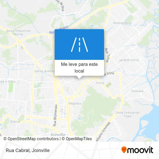Rua Cabral mapa