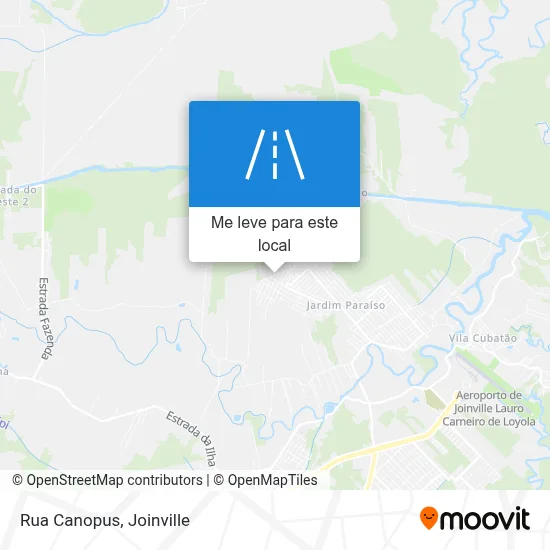 Rua Canopus mapa