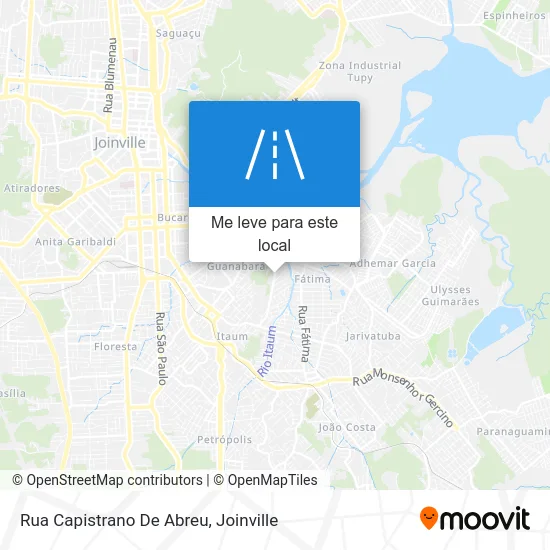 Rua Capistrano De Abreu mapa