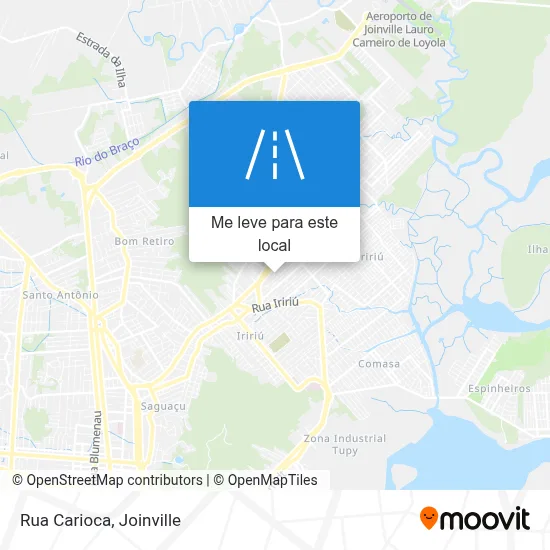 Rua Carioca mapa