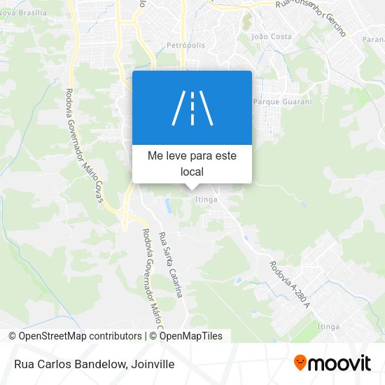 Rua Carlos Bandelow mapa