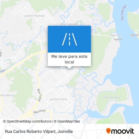 Rua Carlos Roberto Vilpert mapa