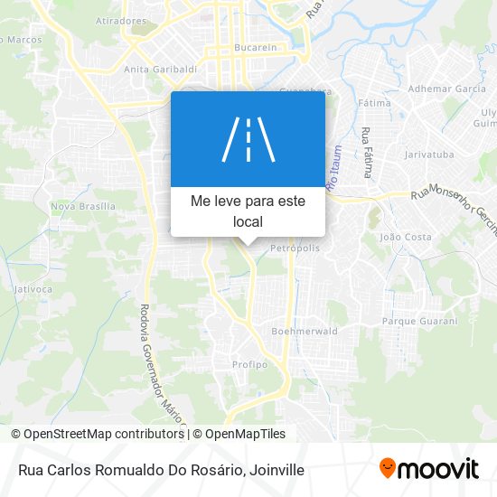 Rua Carlos Romualdo Do Rosário mapa
