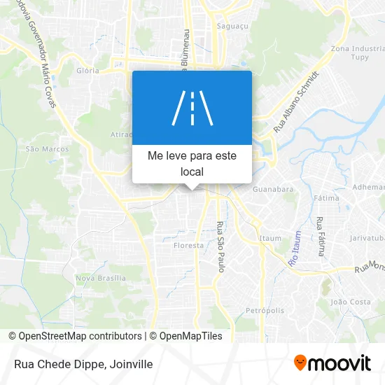 Rua Chede Dippe mapa