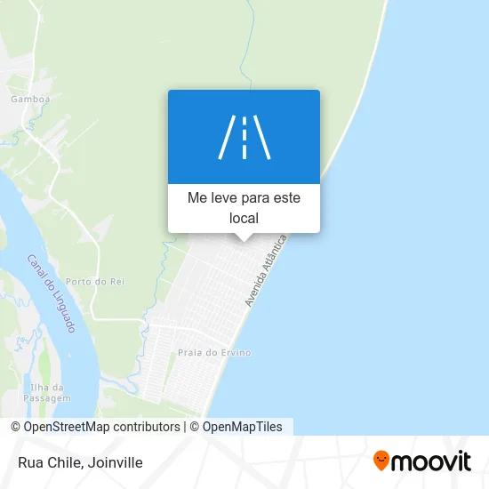 Rua Chile mapa