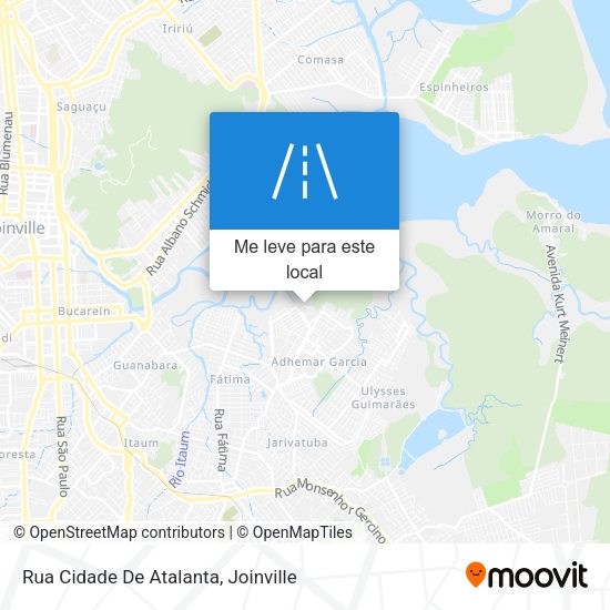 Rua Cidade De Atalanta mapa
