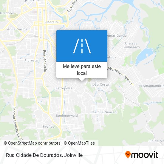 Rua Cidade De Dourados mapa