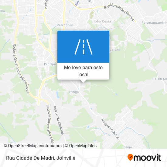 Rua Cidade De Madri mapa