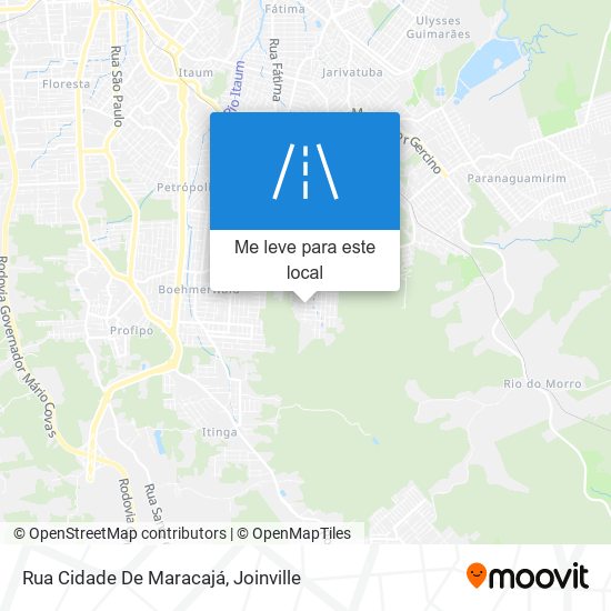 Rua Cidade De Maracajá mapa