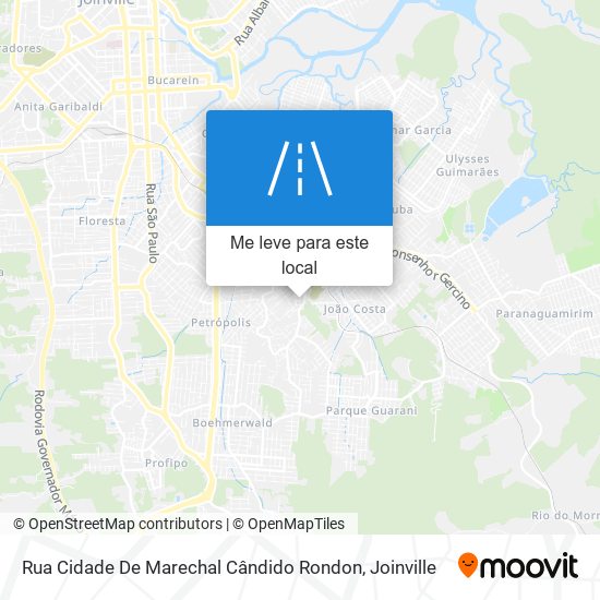 Rua Cidade De Marechal Cândido Rondon mapa