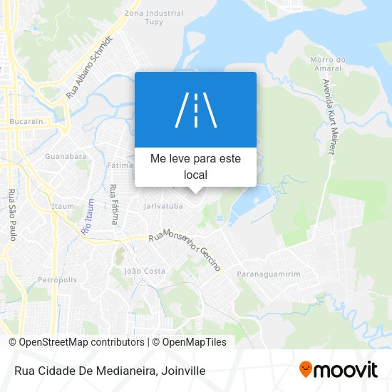 Rua Cidade De Medianeira mapa