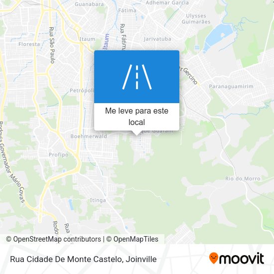 Rua Cidade De Monte Castelo mapa