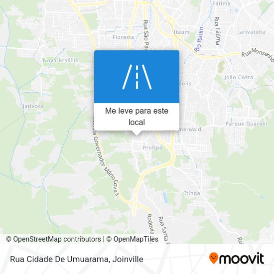 Rua Cidade De Umuarama mapa
