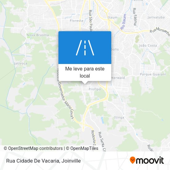 Rua Cidade De Vacaria mapa