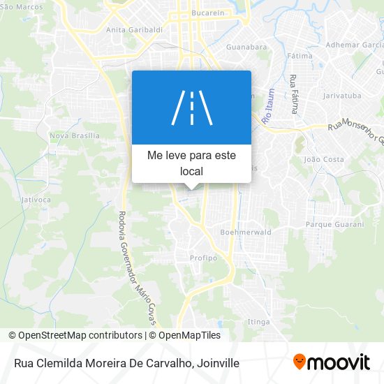 Rua Clemilda Moreira De Carvalho mapa