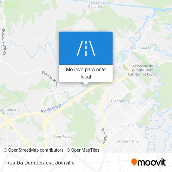 Rua Da Democracia mapa